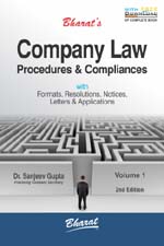COMPANY LAW Procedures & Compliances (in 2 volumes) (with FREE Download)